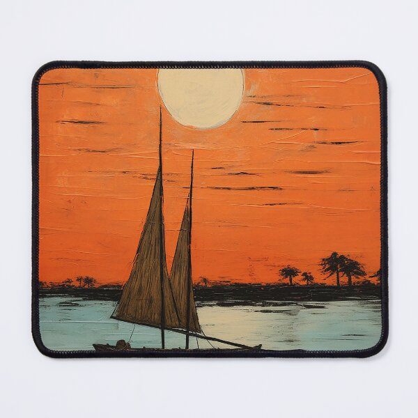 Item preview, Niger river travel vintage colorful anime graphics designed and sold by wonderfulpark.