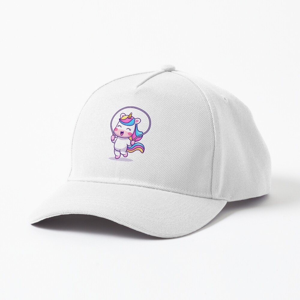 Unicorn Having Fun Baseball Cap - unicorn fantasy design by HackerLooks