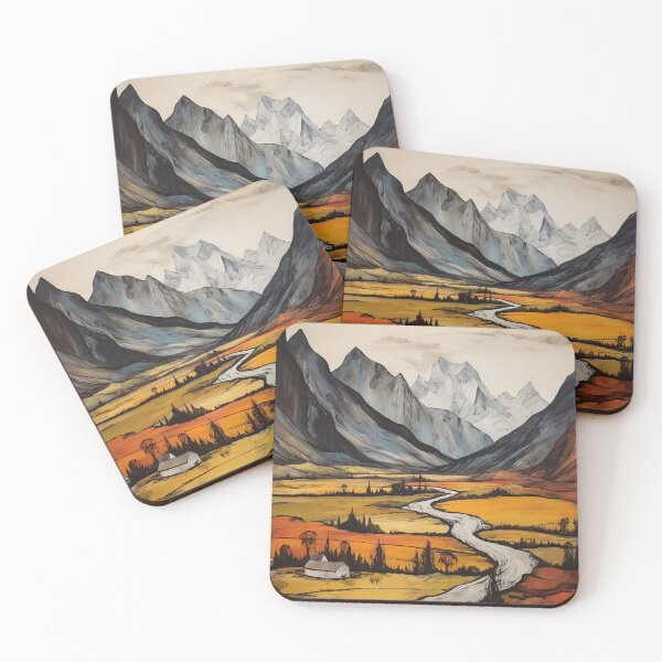 Item preview, Nubra valley travel vintage colorful anime graphics designed and sold by wonderfulpark.