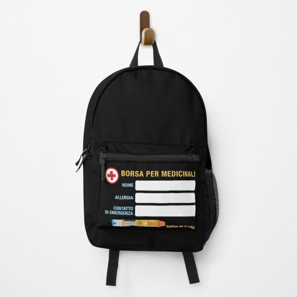 Item preview, Medication Pouch for daycare, school, travelling, and more. (Italian) designed and sold by WhiteShirtGuy.