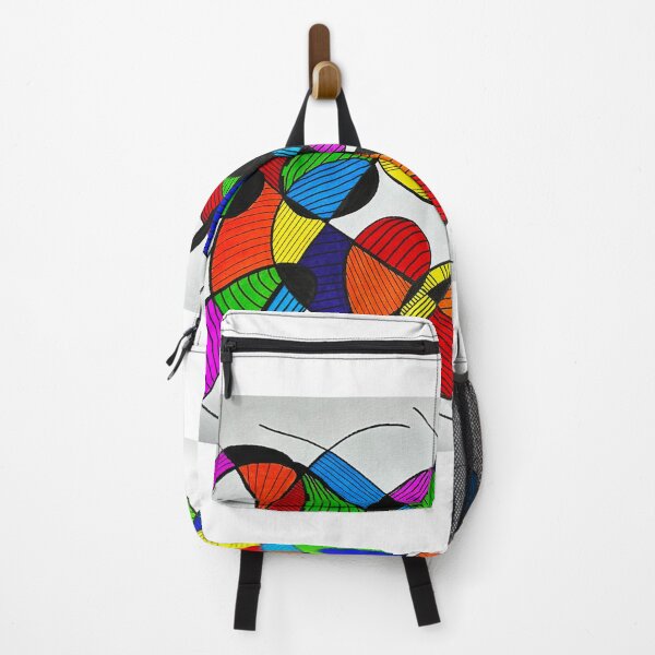 Item preview, Graphic abstract with bright primary colours designed and sold by pamelacuddihy.