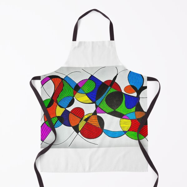 Item preview, Graphic abstract with bright primary colours designed and sold by pamelacuddihy.