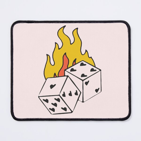 Item preview, dice on fire designed and sold by pnkrose.