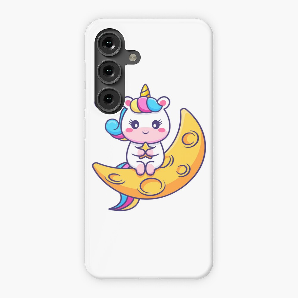 Chillin' on the Crescent Moon Phone Cases design by HackerLooks