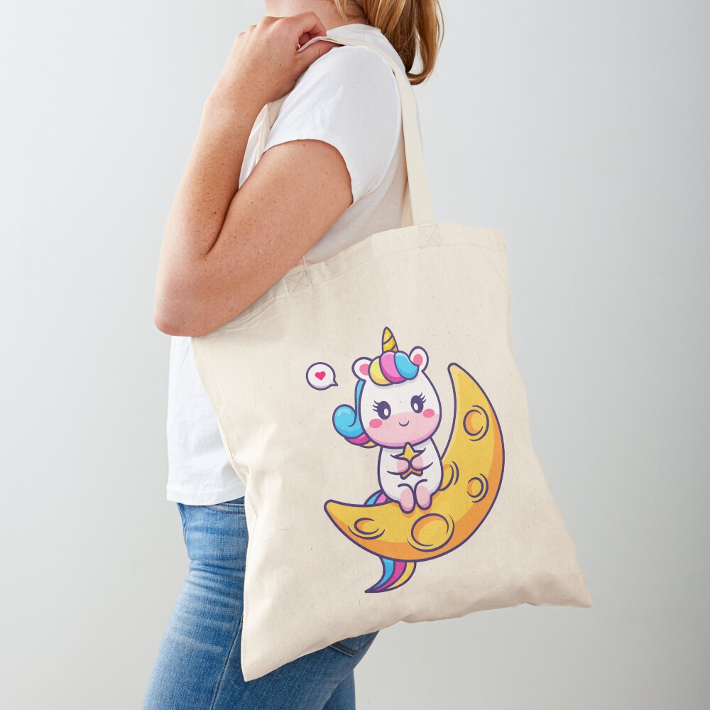 Chillin' on the Crescent Moon Bags design by HackerLooks