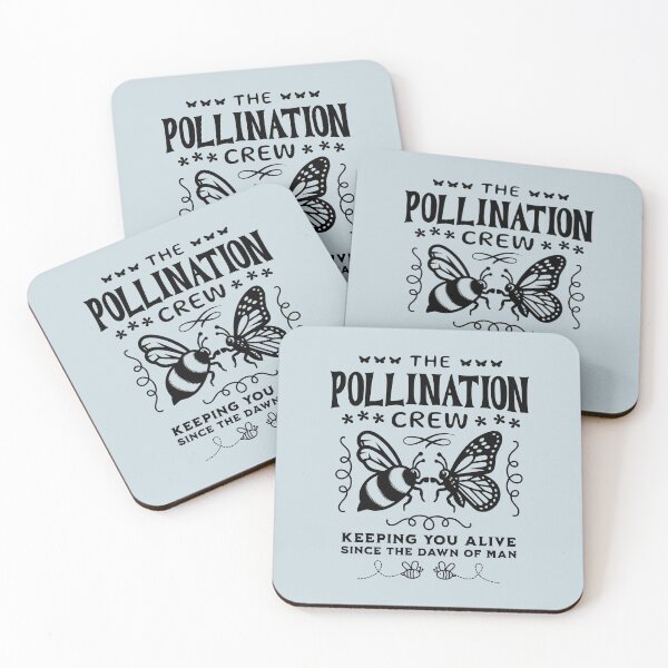 Item preview, Bees and Butterflies The Pollination Crew designed and sold by humnoo.