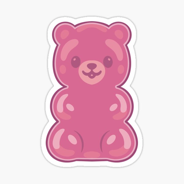 Item preview, pink gummy bear designed and sold by weirdlyaccurate.