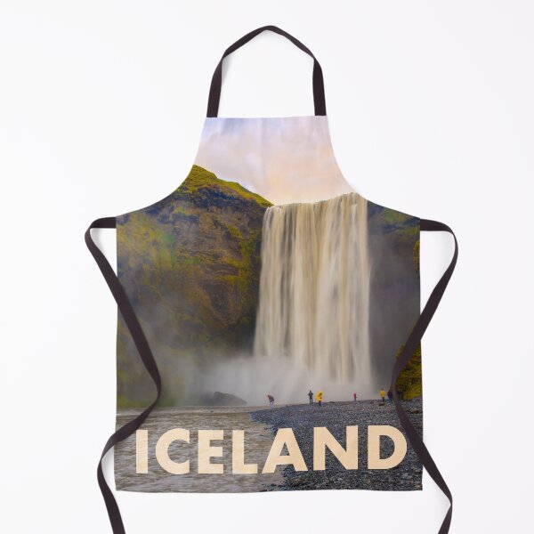 Item preview, Skógafoss Iceland Travel Poster designed and sold by travelwitheric.