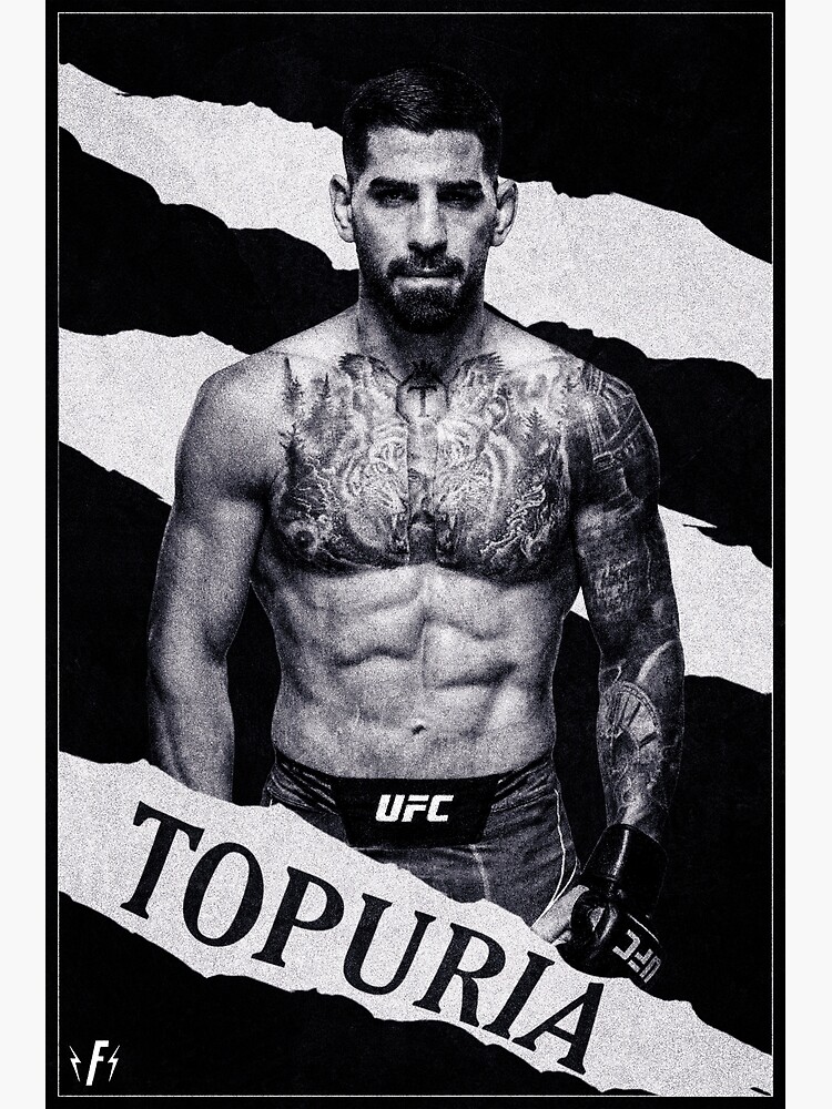 Poster UFC Ilia Topuria, Réimpression Sous Licence, 24x18 Pouces, Fan Cadeau