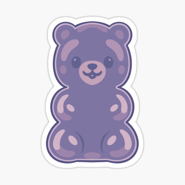 Item preview, purple gummy bear designed and sold by weirdlyaccurate.