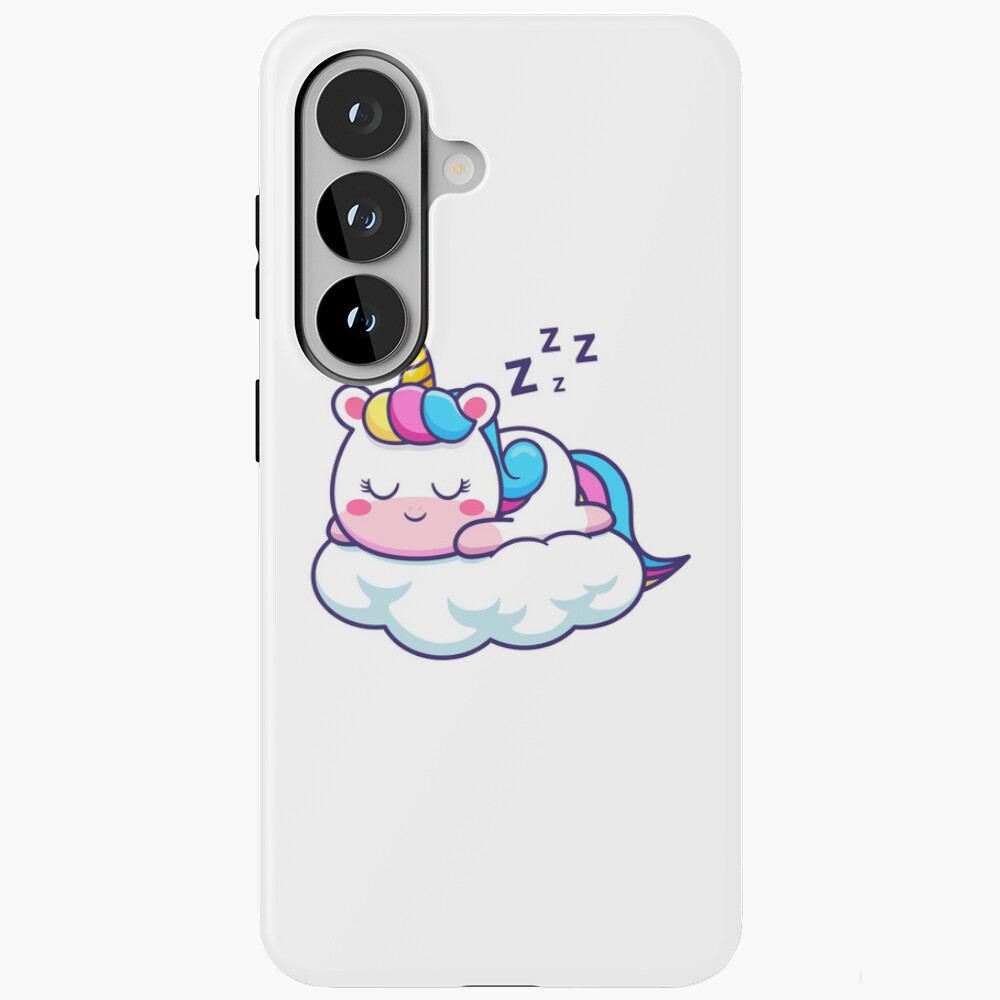 Unicorn Sleeping on a Cloud Samsung Galaxy Tough Case - unicorn fantasy design by HackerLooks