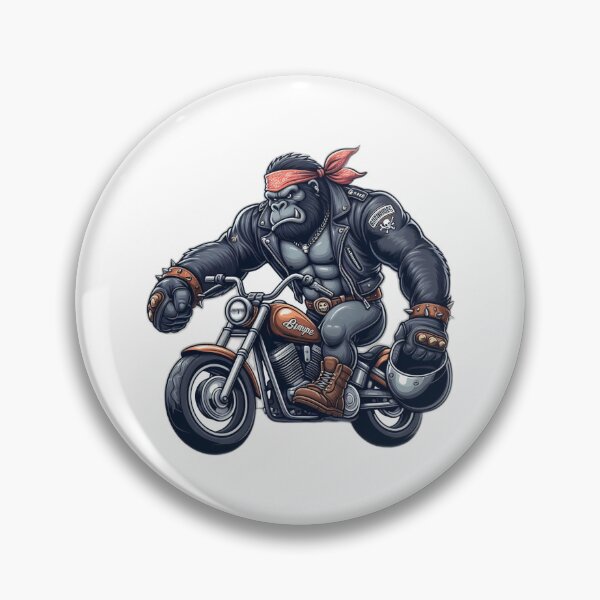 Item preview, Gorilla Biker designed and sold by strongSpiritEd.
