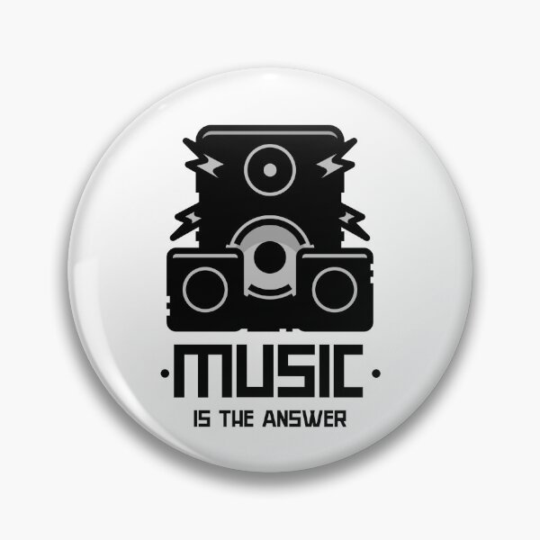 Item preview, MUSIC IS THE ANSWER designed and sold by Hardstyle-Tees.