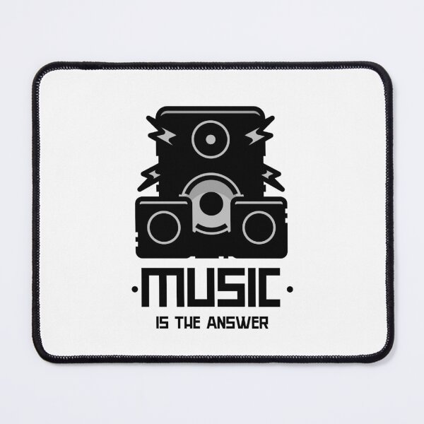 Item preview, MUSIC IS THE ANSWER designed and sold by Hardstyle-Tees.