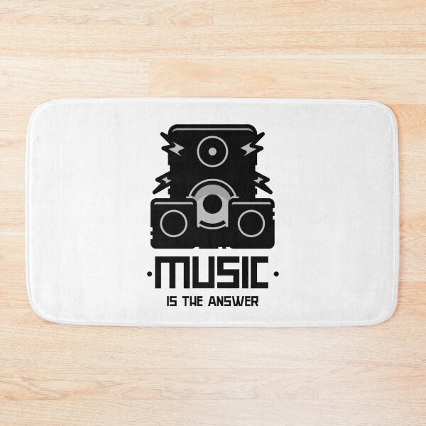 Item preview, MUSIC IS THE ANSWER designed and sold by Hardstyle-Tees.