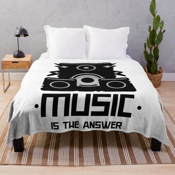 Item preview, MUSIC IS THE ANSWER designed and sold by Hardstyle-Tees.