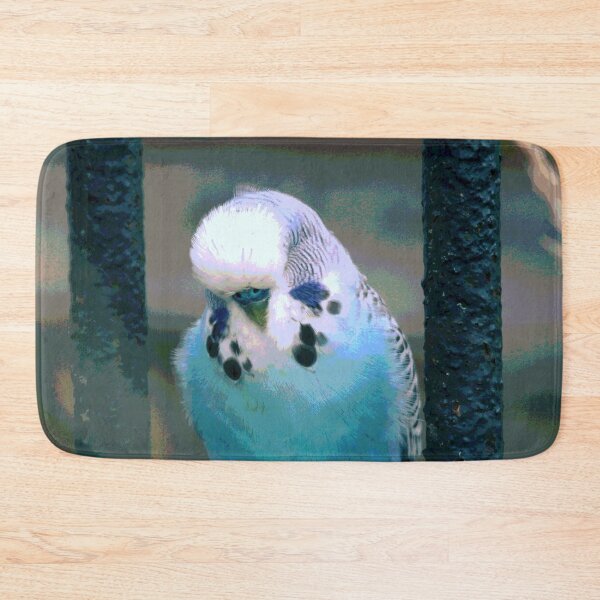 Item preview, Sleeping Chubby Blue Budgie designed and sold by KingdomWildlife.