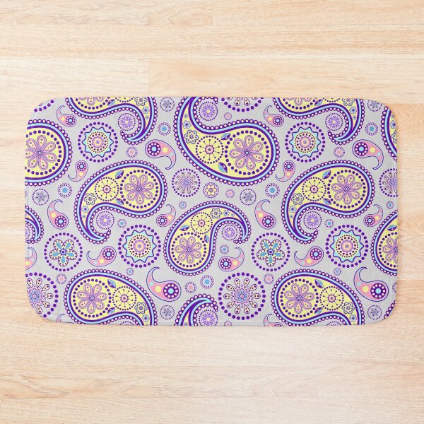 Item preview, Paisley Pattern Yellow and Purple designed and sold by mwagie.