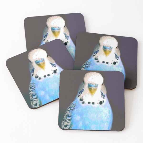 Item preview, Funny Blue Budgie designed and sold by KingdomWildlife.