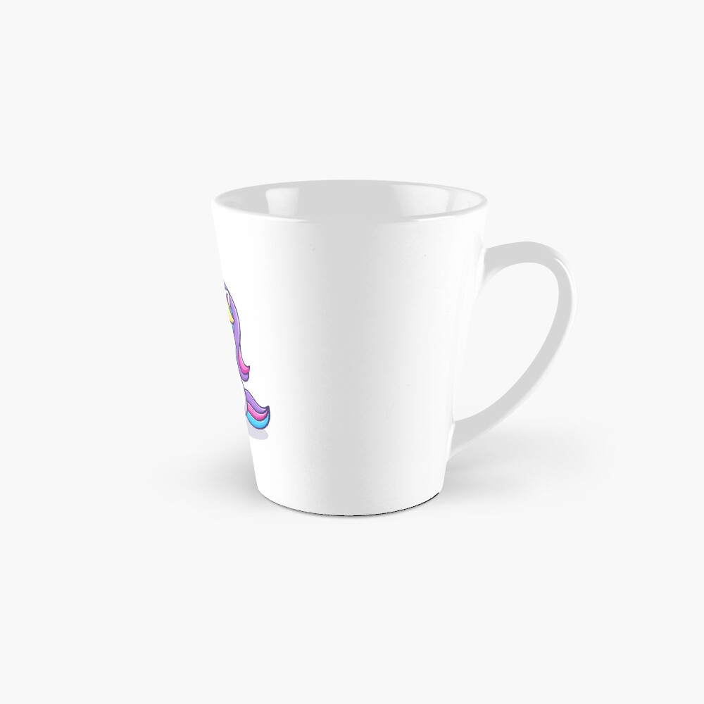Super Cute Unicorn Eating Cake Mugs design by HackerLooks