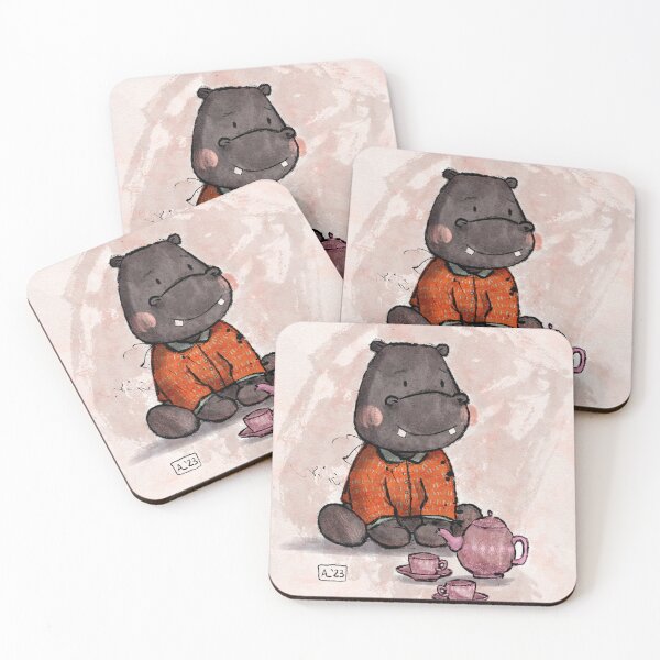 Item preview, Tea with Hippo designed and sold by Alicia Latimer.
