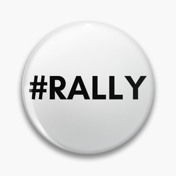 Item preview, Rally hashtag - simple text designed and sold by petrolheadmerch.