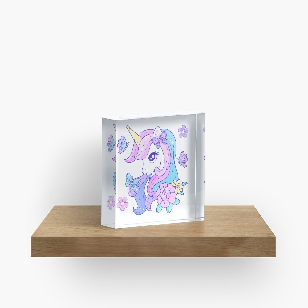 Beautiful Unicorn Butterfly & Flowers Accessories design by HackerLooks