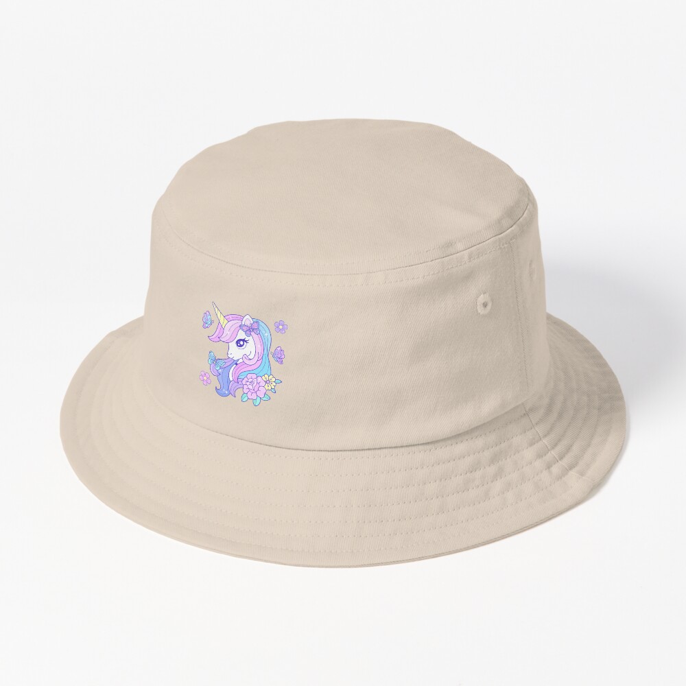 Beautiful Unicorn Butterfly & Flowers Hats design by HackerLooks