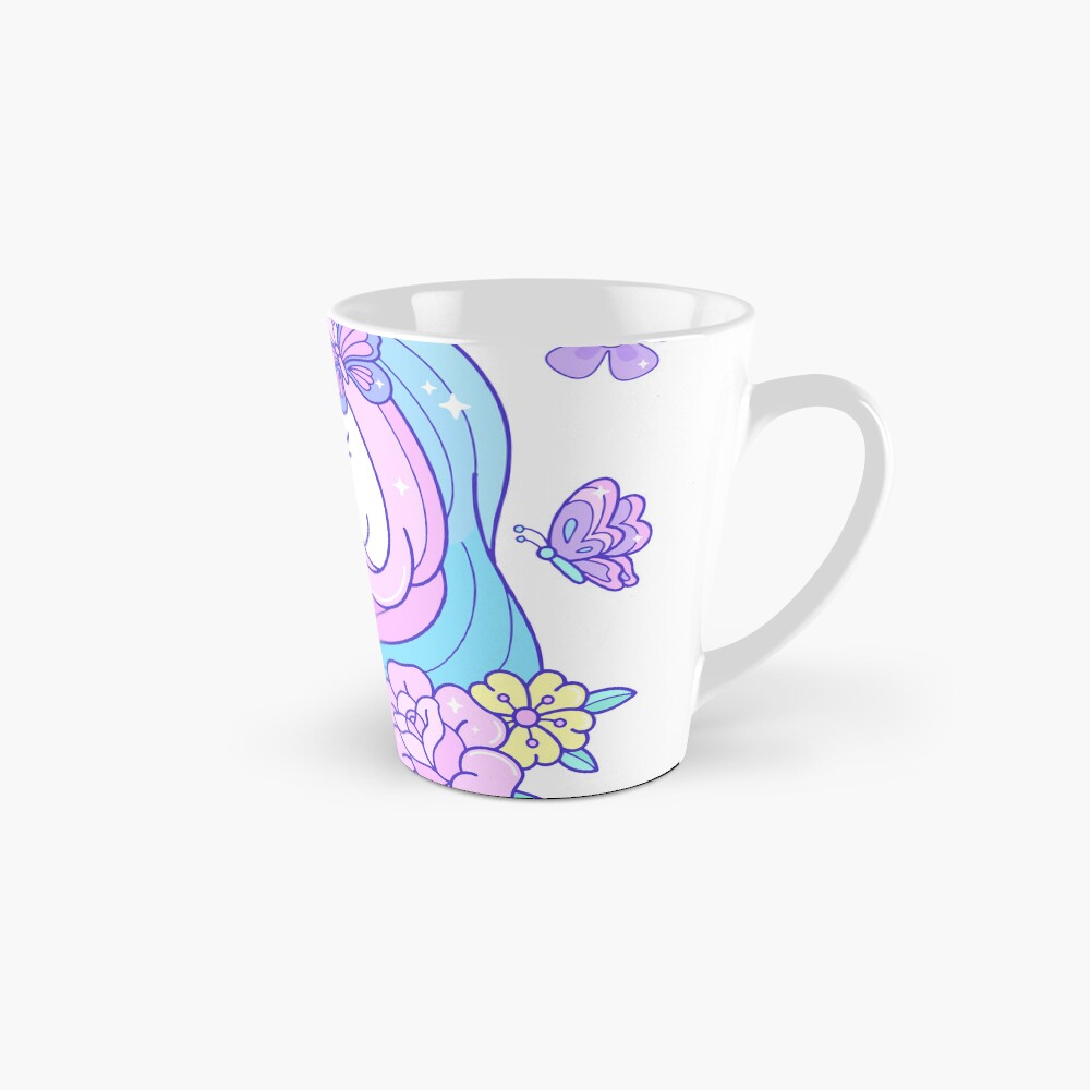 Beautiful Unicorn Butterfly & Flowers Mugs design by HackerLooks