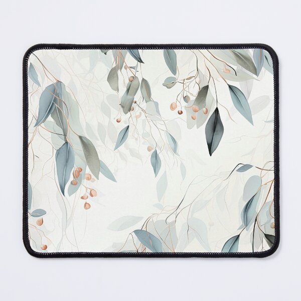 Item preview, Eucalyptus Watercolour Leaves and Gumnuts designed and sold by Eden Digital Creative.