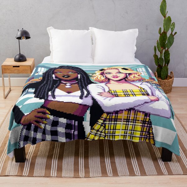 Artikelvorschau, Cher und Dionne aus „Clueless“ Pixel Art entworfen und verkauft von fabinthelab.