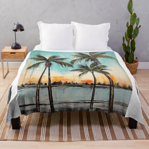 Item preview, Palms travel vintage colorful anime graphics designed and sold by wonderfulpark.