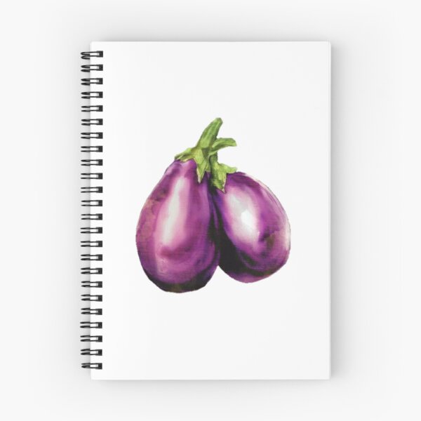 Item preview, Watercolor Purple Eggplant  designed and sold by Pretty-Bird.
