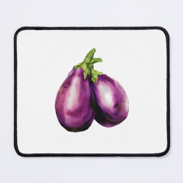 Item preview, Watercolor Purple Eggplant designed and sold by Pretty-Bird.