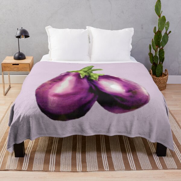 Item preview, Watercolor Purple Eggplant designed and sold by Pretty-Bird.