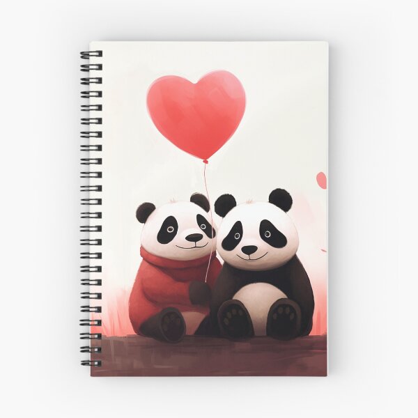 Item preview, Two Little Pandas on Valentine's Day designed and sold by NattyCorvus.
