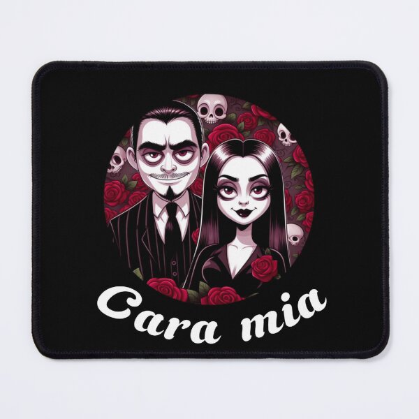Item preview, Morticia and Gomez, Cara mia, The Addams Family designed and sold by fangtasticprint.