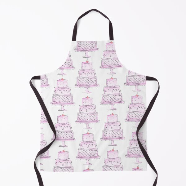 Item preview, Cute Pink Watercolor Draft Style Cake Logo Design for Bakery designed and sold by Angela Cini.