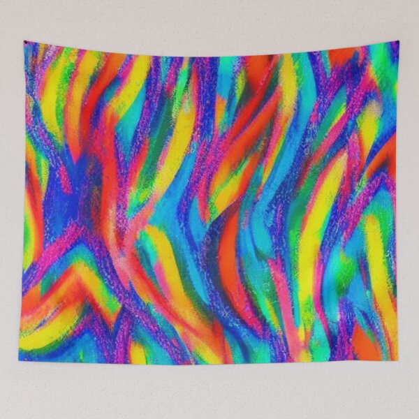 Item preview, Abstract Colorful Neon Pattern designed and sold by calibrit.