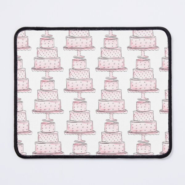 Item preview, Cute Pink Watercolor Draft Style Cake Logo Design for Bakery designed and sold by Angela Cini.