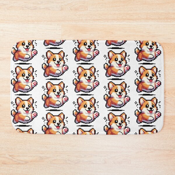 Aperçu de l'œuvre Corgi pixel mignon créée et vendue par DuskTillDown.