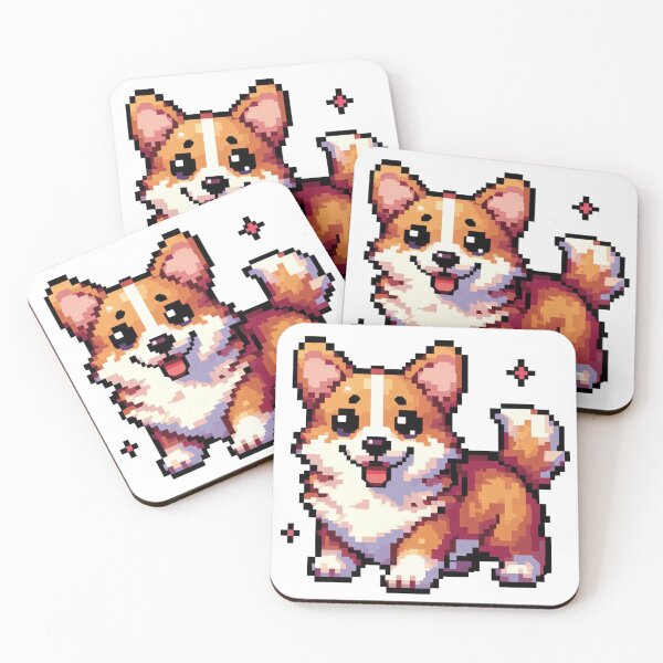 Item preview, Cute pixel corgi designed and sold by DuskTillDown.