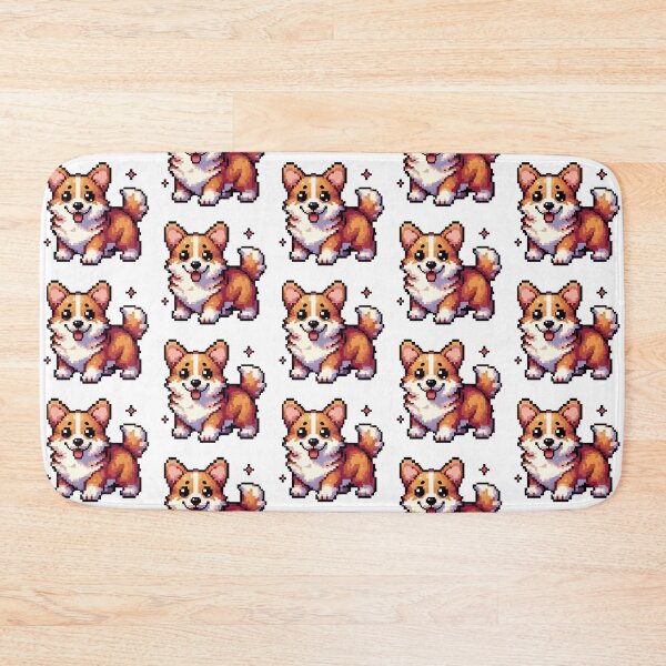 Aperçu de l'œuvre Corgi pixel mignon créée et vendue par DuskTillDown.
