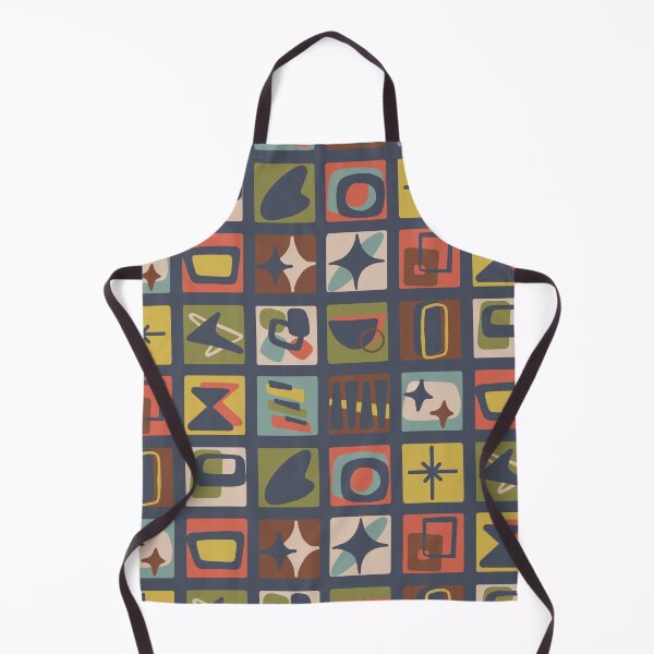 Item preview, Mid Century Modern Patches in Muted Jewel Tones designed and sold by Unhinged Heather.