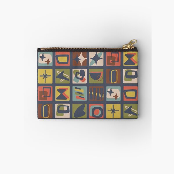 Item preview, Mid Century Modern Patches in Muted Jewel Tones designed and sold by Unhinged Heather.