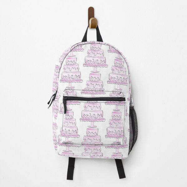 Item preview, Cute Pink Watercolor Draft Style Cake Logo Design for Bakery designed and sold by Angela Cini.