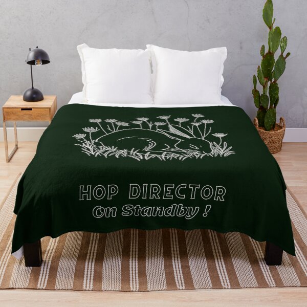 Item preview, Line Art Hopper: 'HOP DIRECTOR On Standby' Rabbit Tee designed and sold by Moisky Patterns.