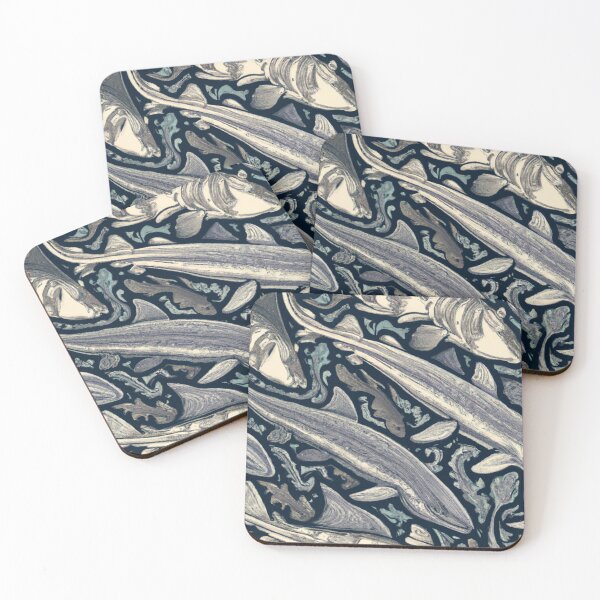 Item preview, Sharks pattern for any product. designed and sold by EpicArtPrints.