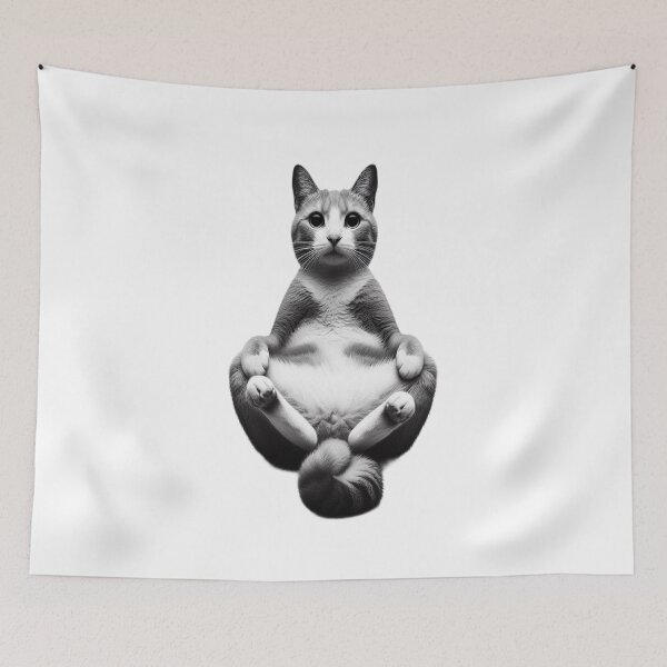 Item preview, “Flirting cat” designed and sold by zdzdesigner.