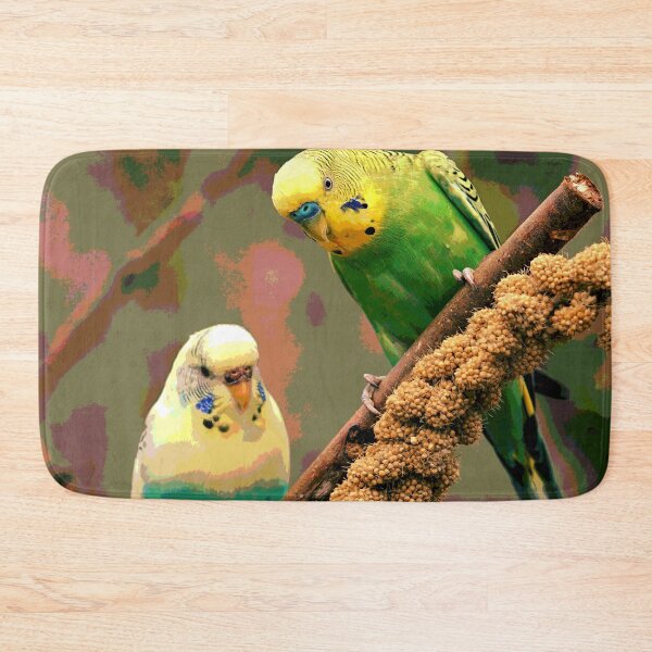 Item preview, Two Parakeets designed and sold by KingdomWildlife.